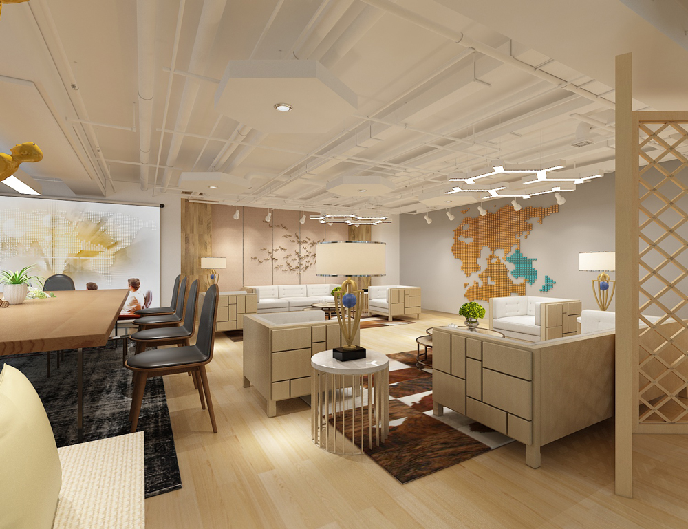 办公室装修艺术：风格与工艺的完美融合(图1)