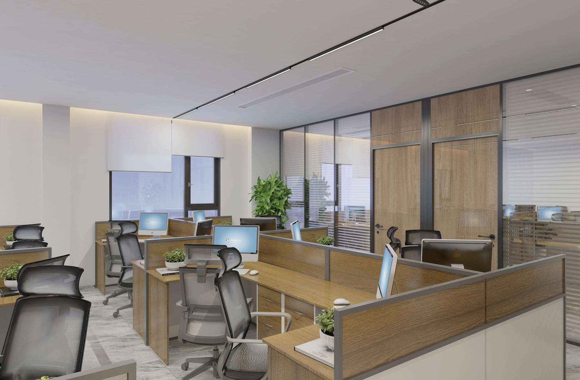 办公室装修艺术：风格与工艺的完美融合(图2)