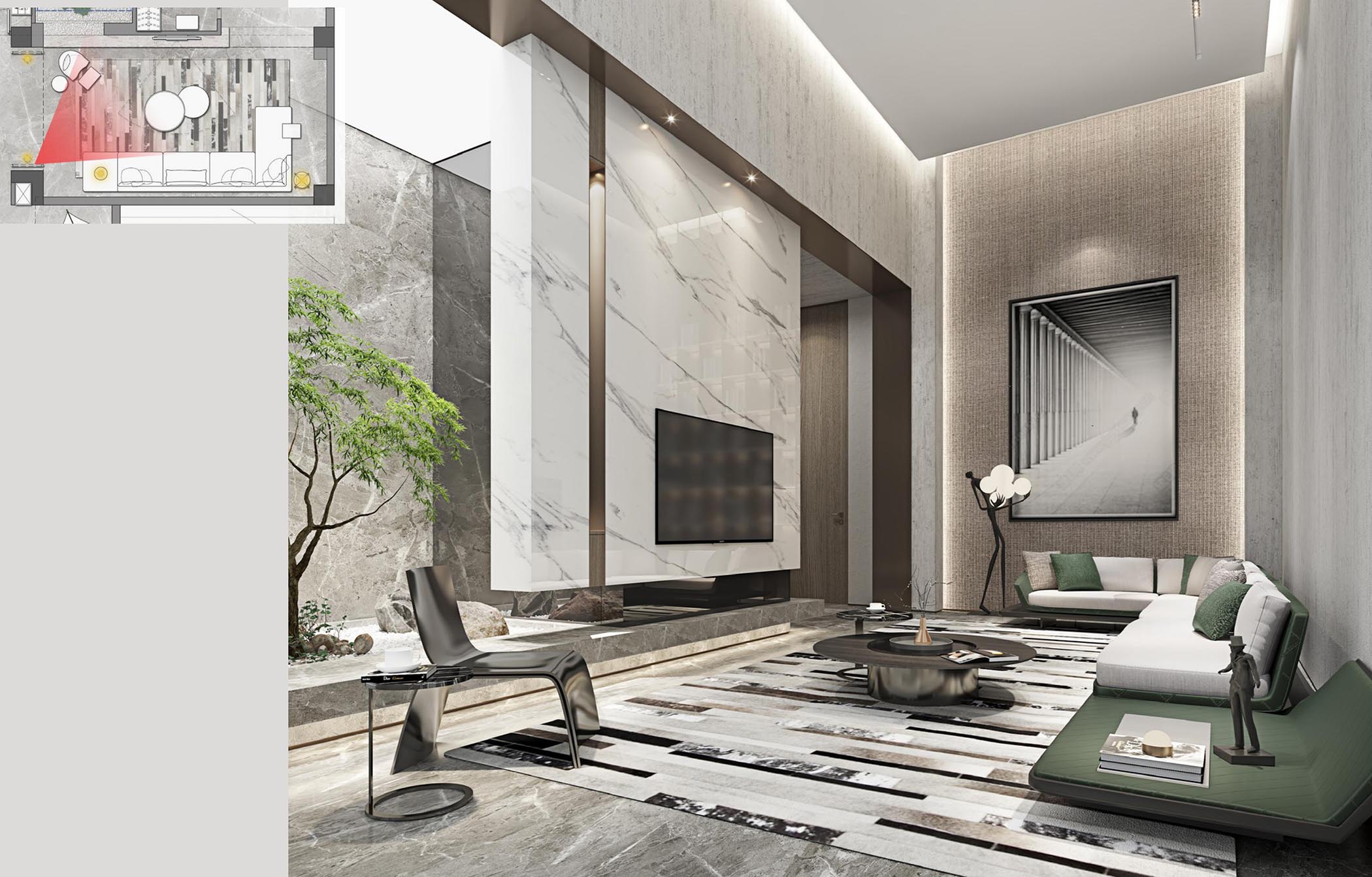 办公室焕新颜：风格选定与施工工艺的智慧之选(图1)