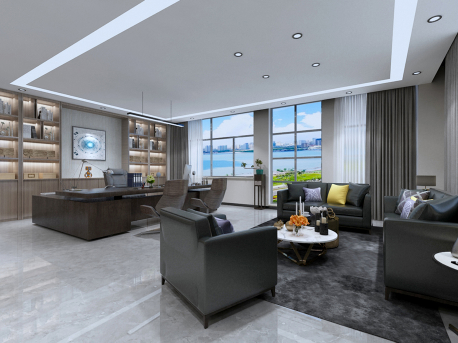 优质施工材料+精湛工艺:安徽半山装饰办公室装修之道(图4) 优质施工材料+精湛工艺:安徽半山装饰办公室装修之道(图4)